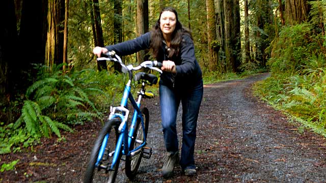 Our ride was muddy and steep