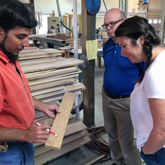 Visiting an Amish furniture factory