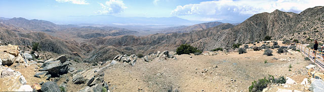 The view from Joshua Tree National Park