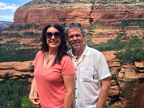 Kim and J.D. at Devil's Bridge