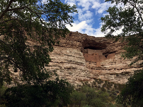 Cliff dwellings at Montezuma Castle