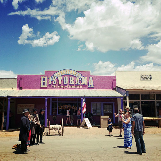 On the streets of Tombstone, Arizona