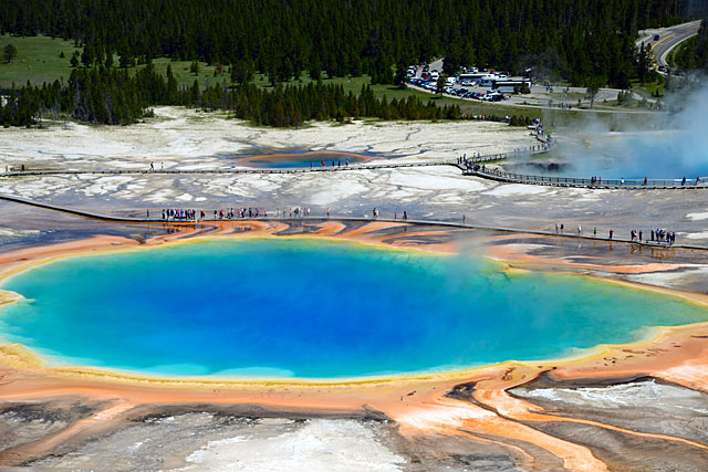 Grand Prismatic Spring is gorgeous!